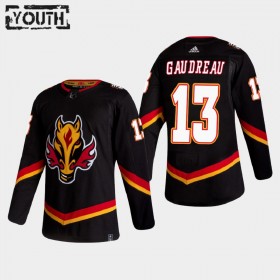Calgary Flames Trikot Johnny Gaudreau 13 2020-21 Reverse Retro Authentic - Kinder